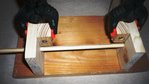 Prototyp mit provisorischen Halterungen