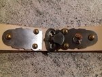 Eisenplatten und Rohgürtel