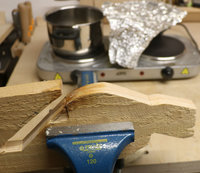 Dampfmaschine und Biegeform