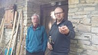Markus und Wolfgang beim mehr oder weniger Fachsimpeln