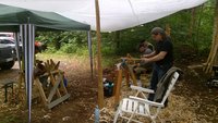 Ohne Pavillion wären wir dann doch etwas feucht geworden