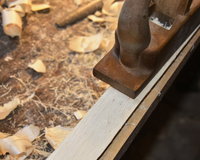 mit dem alten Zahnhobel ging es noch am besten