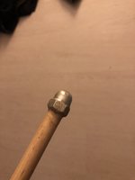 IMG_1238-min.JPG (995.1 KiB) 2709 mal betrachtet 126-Grain-Obi-Blunt. Nur bedingt panzerbrechend, aber wirklich sehr schöne Löcher in geschichtetem Karton.