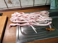 Ganz frische Straußensehnen bekommen