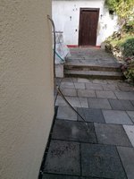 hier ist er auch frisch aufgespannt