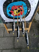 IMG_20201126_154233.jpg (194.6 KiB) 1505 mal betrachtet Der normale Satz mit den selbst geschmiedeten Pfeilspitzen.... da stecken bis auf ein Pfeil alle gerade.