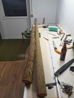 Beide Rohlinge nach der Ernte