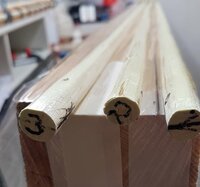 Hasel fertig gehobelt