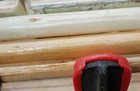 einige kleinere Fugen habe ich bei der Gelegenheit mit Leim gefüllt