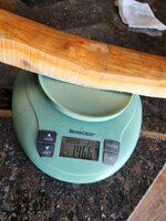 Gewicht nach dem Zuschneiden