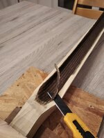 Überstand nach 6 Stunden abgeschnitten