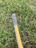 Bissel verrunden und Kerbe fürs erste Aufspannen