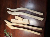 Haselsiyahs und Wacholderreststücke für das Backrohr