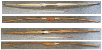 Flight-Bogen.JPG (1.14 MiB) 6129 mal betrachtet Oben der Bi-Lam und unten der snaky Osage Selfbow