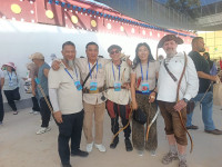 IMG-20250906-WA0005.jpg (148.37 KiB) 3890 mal betrachtet Germany traditional Archery Team,<br />德国传统箭术队<br />With wonderful reinforcements from Kazakhstan, Mongolia and Thailand.
