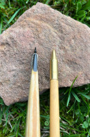 &lt;3mm an der Sehnenkerbe. Muss ja, wenn ich hier schon immer läster :D