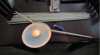 Insgesamt 3x gerichtet, da war die Kerze wohl zu stark