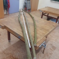 Alle drei zusammen vor dem ablängen und aufsägen