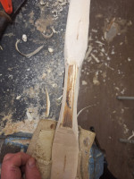 Griff grob bearbeitet