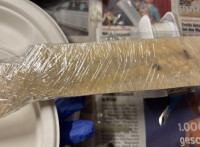 Wicklung mit Paketfolie