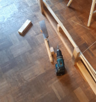 Unnütze klebevorrichtung