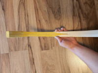 Der Spleiß, leicht geschwungen wie beim Original