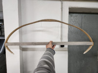 Nach dem erwärmen und Horn abtragen