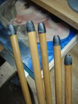 Rohlinge eingeklebt (epoxy)