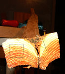 die Achse würde besser im Stave liegen, wenn ich den Tip auf die rechte Seite legen würde, allerdings steht dann der Rücken im Berreich der Recurves schräg deshalb hab ich die linke Seite gewählt und werde im Griff korrigieren