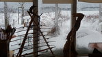 der Blick aus unserem Wintergarten ...