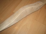 Grobe geraspelte Grifform