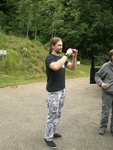 Flo beim Photo machen