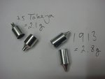 Spitzen... bei gleichem Durchmesser sind Bambusspitzen 0,7g Leichter... 7,5mm Bambus passt perfekt auf Easton 74-21 Carbon