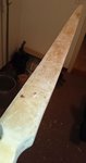 Mit einem Extrem scharfen Fleischermesser habe ich die Ueberstände an den WA Seiten weggeschnitten.<br />Am besten vom Griff her beginnend,vom Bogenrücken her mit langsamen schneidenden Bewegungen.