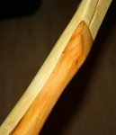 Griffbereich mit Schellack