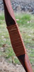 Horn Inlay und Griffwicklung