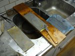 Schleiflade zum über die Spüle klemmen