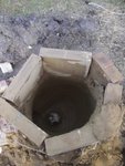 ...der letzte Ring des Innenmantels wurde<br />fertig verkleidet...