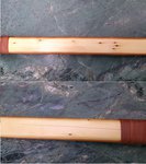 Rücken mit etwas Charakter. Ein mit Epoxid gefüllter Riss und den Splint musste ich stark reduzieren.