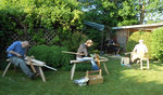 Gruppenbild<br />Geoffrey, Beke, Haithabu, Airbows und Mallefix<br />(meiner einer ist hinter der Kamera)