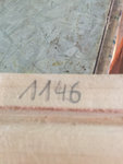 Die 1146 Gramm werden auch auf dem Holz dokumentiert