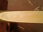 Das Holz ist irgendwie grün