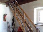 Steile Treppen nach oben